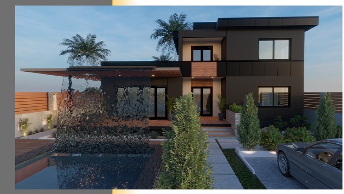 Villa R+1 avec piscine, un projet haut de gamme réalisé par un prometteur immobilier spécialisé en promotion immobilière à Madagascar